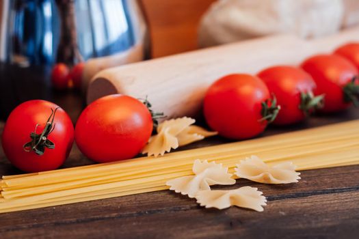 cherry tomatoes italian pasta cuisine cooking gourmet