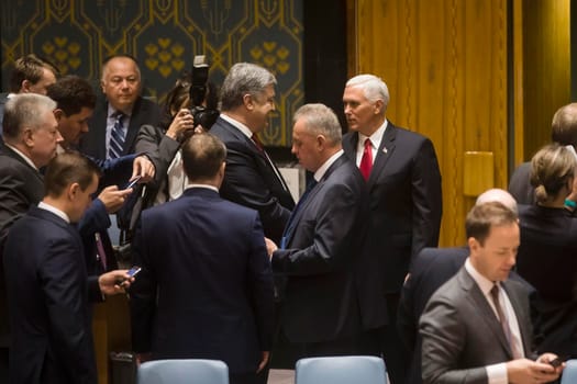 President of Ukraine Petro Poroshenko in UN General Assembly