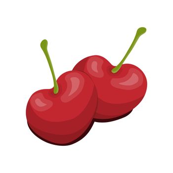 Cherry. Vector illustration for thematic design