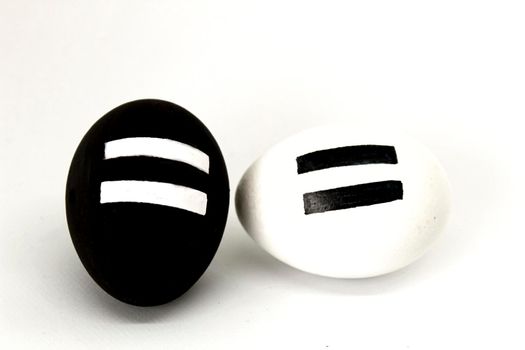 Easter Eggs painted for the Elimination of Racial Discrimination Day