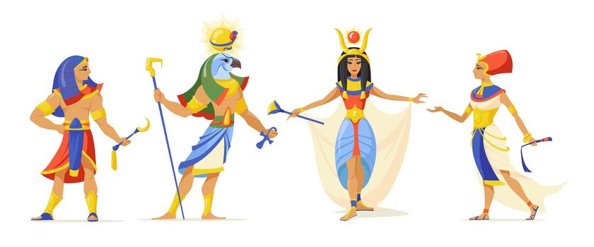 Egyptians myths heroes set