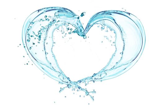 Water splash of love