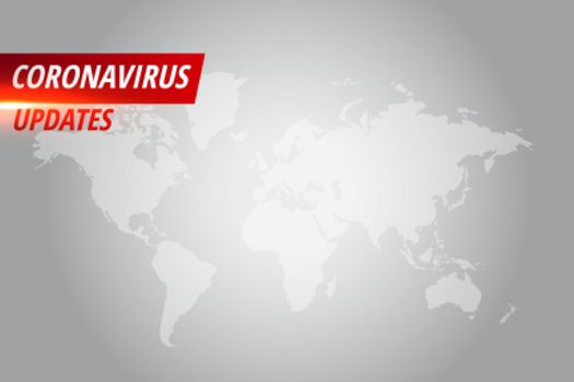 coronavirus ncov or covid-19 news updates banner concept
