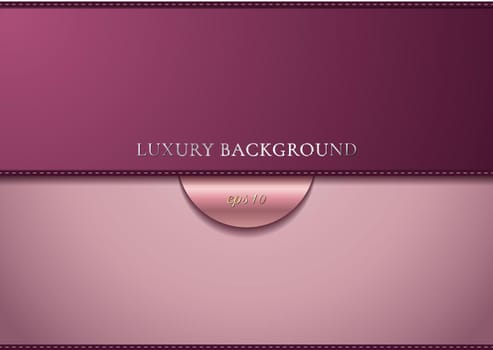 Abstract pink gradient background with dashed line sew luxury style.