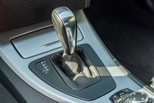 Automatic gear lever of a modern car