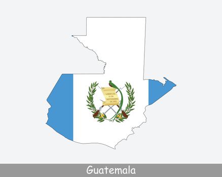 Guatemala Map Flag