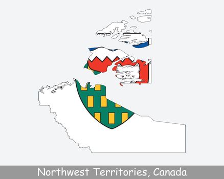 Northwest Territories Map Flag