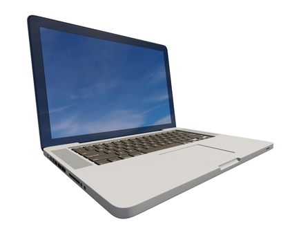 Laptop with Blank Screen