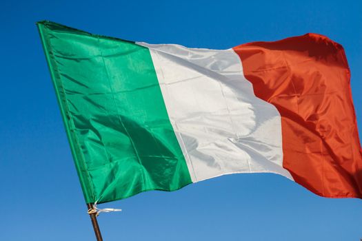 Flag Italy Closeup