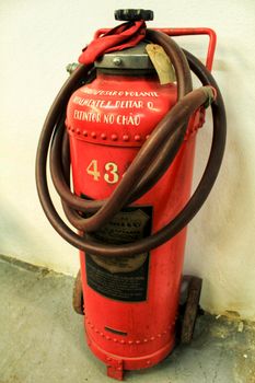 Old fire extinguishing system