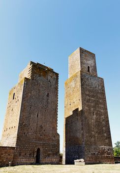 Tuscania-Italy- defense towers