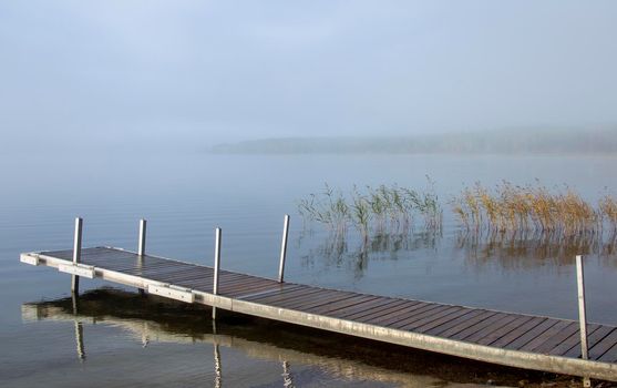 Sunrise Northern Lake Dock