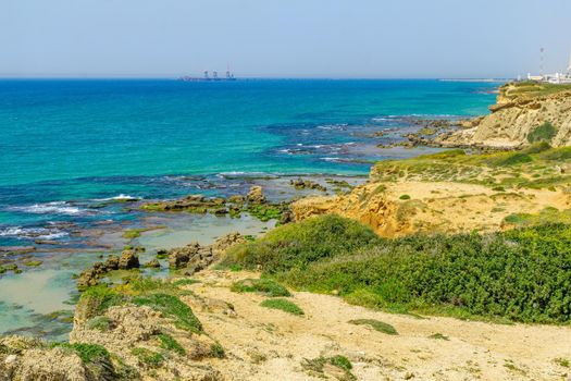 View of the Gedor Beach Sea Reserve, Hadera