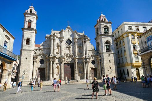 Cuba, cathedral of the virgin of the immaculate conception in Havana