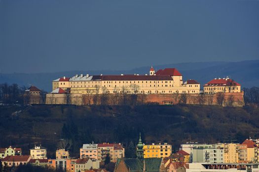 City Brno - Czech Republic - Europe. Špilberk - beautiful old castle and fortress forming the dominant of the city of Brno.