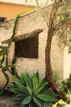 Old farmhouse reproduction in life-size in Elche