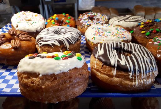 Delicious sugary donuts