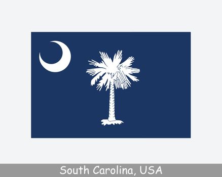 South Carolina USA State Flag