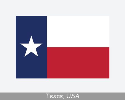 Texas USA State Flag