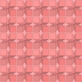 Seamless geometric pattern of squares for texture, textiles, prints, and simple backgrounds, flat style