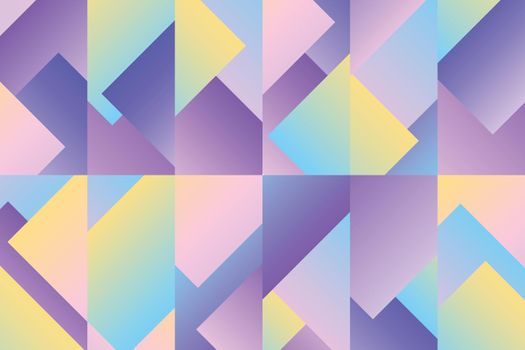 Futuristic cover design for notebook paper, copybook brochures, book, magazine, print. Geometric abstract background with gradient multicolor elements. Colored pattern