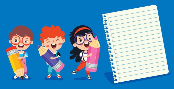 Blank Note Paper For Children Education