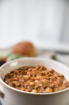 Moroccan Stew Vertical with Copy Space