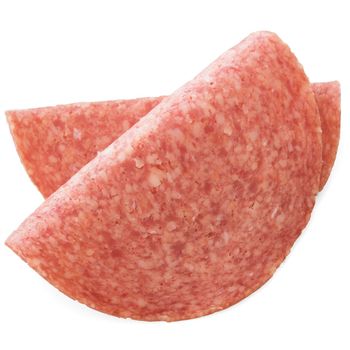 Salami Slices Isolated