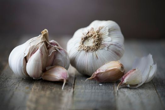 Head of Garlic with Cloves