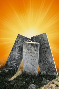 symbolic tombstones 