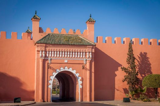 Old gate in Marrakesh