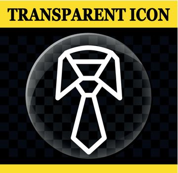 necktie vector circle transparent icon