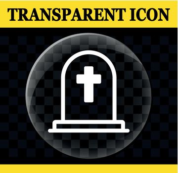 tombstone vector circle transparent icon