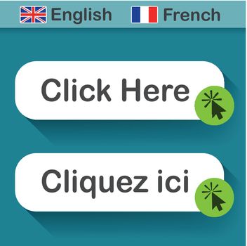 click here button with french translation
