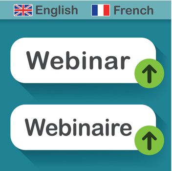 webinar button with french translation