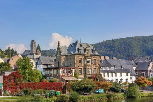 View of Traben-Trarbach, Germany