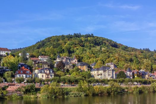 Village on Neckar river, Germany