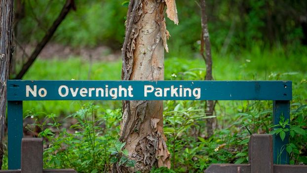 No Overnight Parking Signage