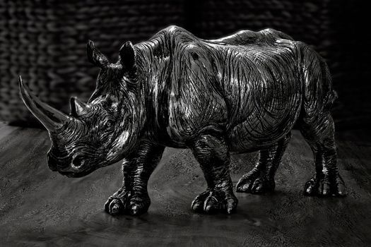 Rhinoceros In Monotone