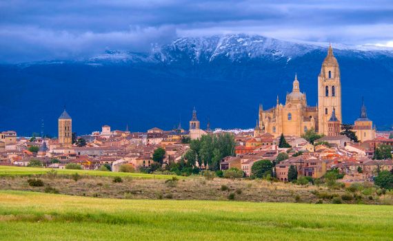 Cityscape View, Segovia, Spain 
