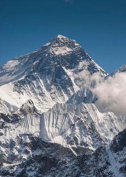 Everest summit captured from Gokyo Ri peak