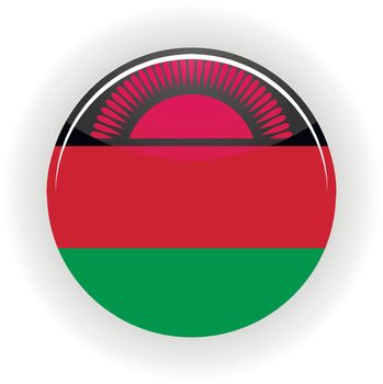 Malawi icon circle isolated on white background. Lilongwe icon vector illustration