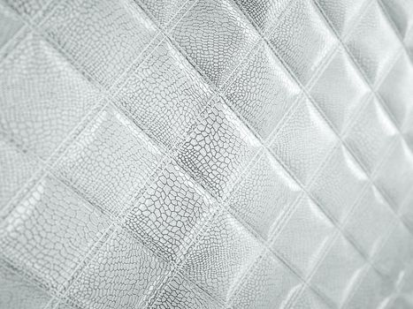 Alligator or snake Leather Square stitched texture