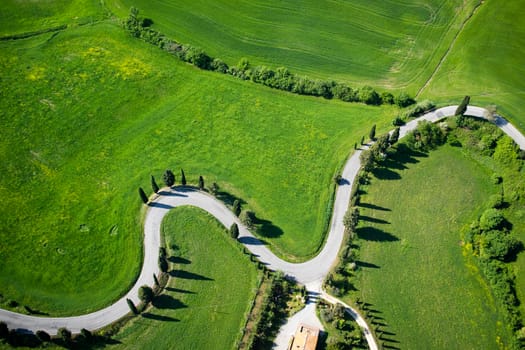 Road of Montichiello Siena