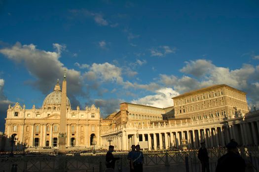 The Basilica of St. Peter at dawn