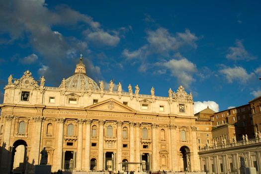 The Basilica of St. Peter at dawn