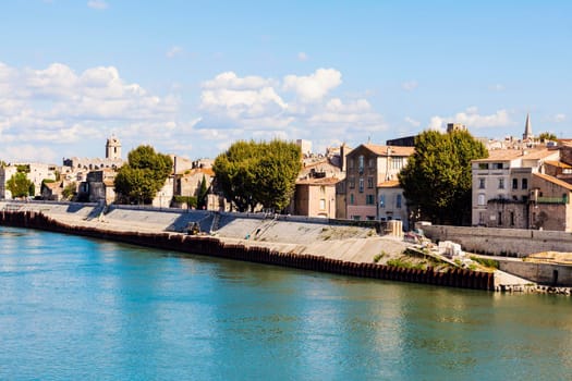 Arles panorama from the river
