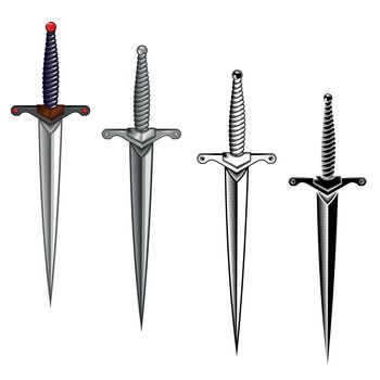 Four dagger design