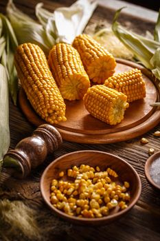Boiled corn