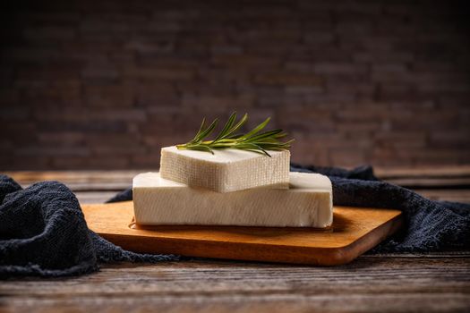 Greek feta cheese block 